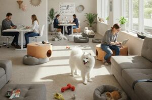 Read more about the article Pet-Friendly Coworking Spaces: A Growing Trend